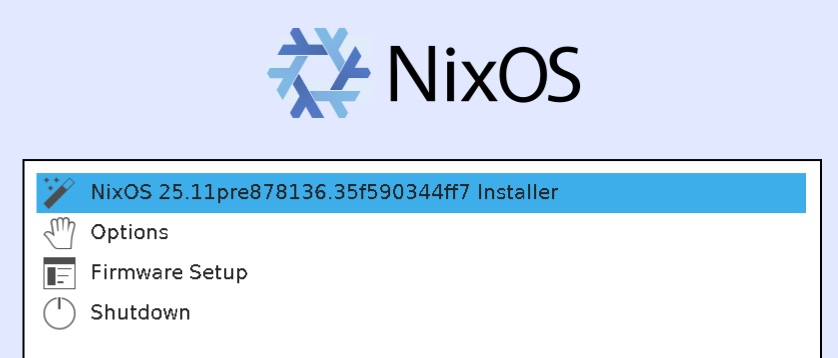 Start NixOS